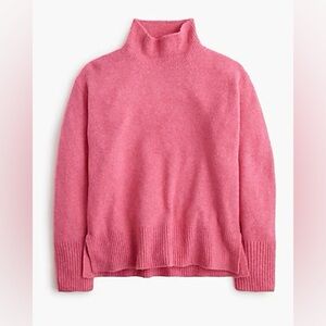 J. Crew Mockneck sweater in extra-soft yarn